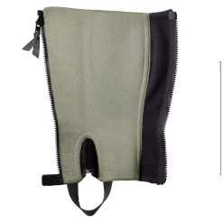 10005943 Ariat Adult Breeze Black Leather Half Chaps -Cowboy Shop 10005943 inside