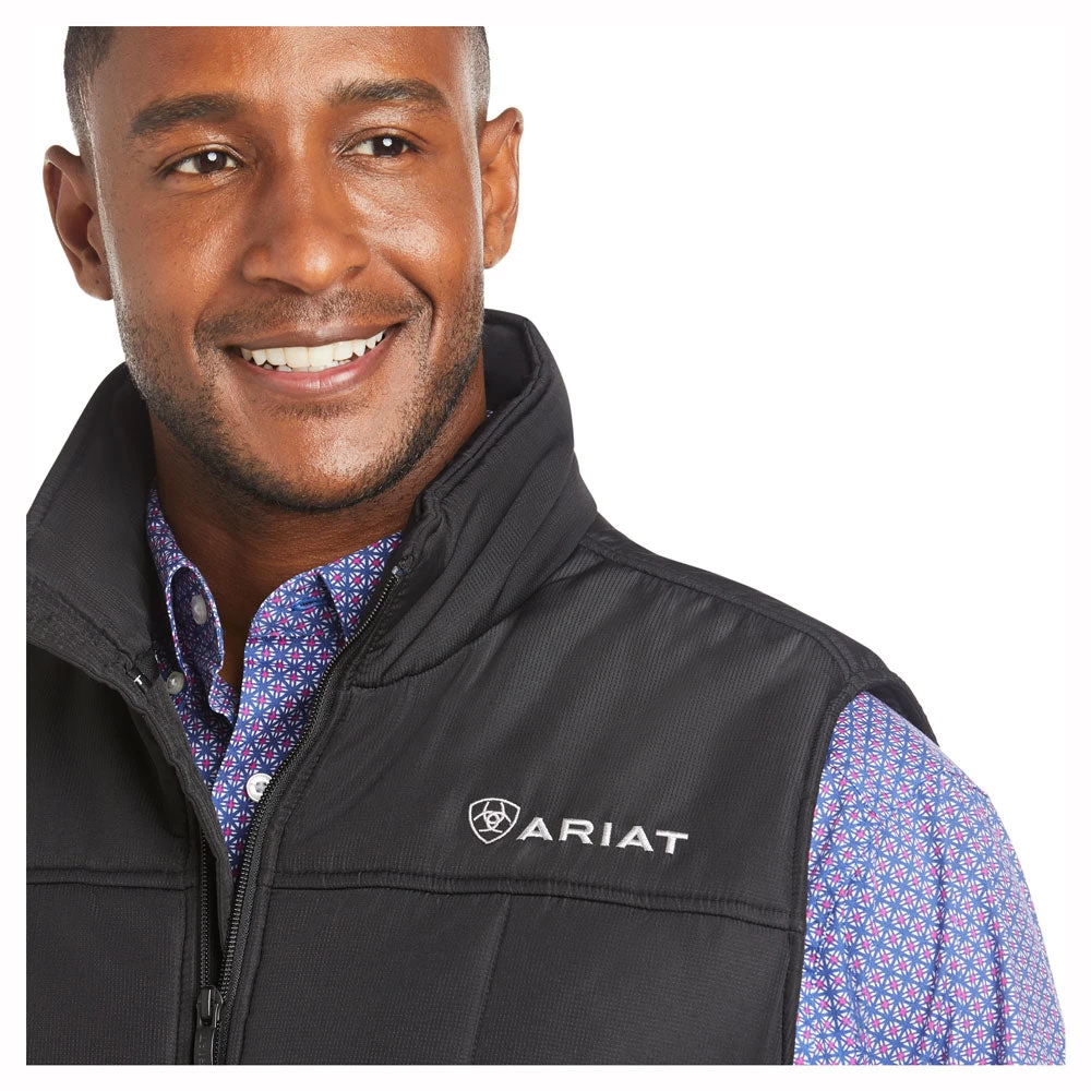 10011523 Ariat Men's Crius Insulated Vest - Black 3 10011523 Ariat Men's Crius Insulated Vest - Black - Image 3