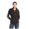 10019206 Ariat Women's Softshell Team Jacket - Black