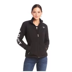 10019206 Ariat Women's Softshell Team Jacket - Black