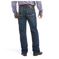 10021767 Ariat Men's M4 Low Rise Relaxed Bootcut Adkins Jean- Turnout Wash