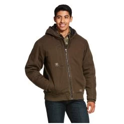 10027860 Ariat Men's Washed DuraCanvas Insulated Jacket - Wren