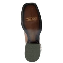 10029699 Ariat Men's Circuit Patriot Western Boot - Weathered Tan -Cowboy Shop 10029699 sole