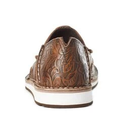 10035831 Ariat Cruiser Shoe Brown Floral Embossed -Cowboy Shop 10035831 3