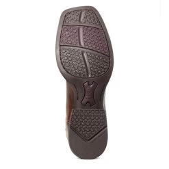 10035901 Ariat Men's Shock Shield Qualifier Western Boot - Wicker -Cowboy Shop 10035901 3