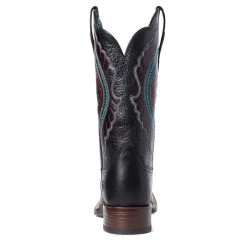 10035934 Ariat Women's PrimeTime Western Boot - True Black -Cowboy Shop 10035934 2