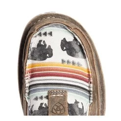 10038418 Ariat Women's Taupe Cruiser Slip On Shoe - Buffalo Print -Cowboy Shop 10038418 2