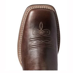 10038420 Ariat Women's Round Up Wide Square Toe Western Boot - Copper Floral -Cowboy Shop 10038420 3