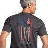 10039930 Ariat Men's Farm Short Sleeve T-Shirt - Charcoal Heather