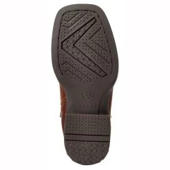 10040260 Ariat Children's Koel Venttek Square Toe Western Boot - Spiced Cider / Metallic Leopard -Cowboy Shop 10040260 4