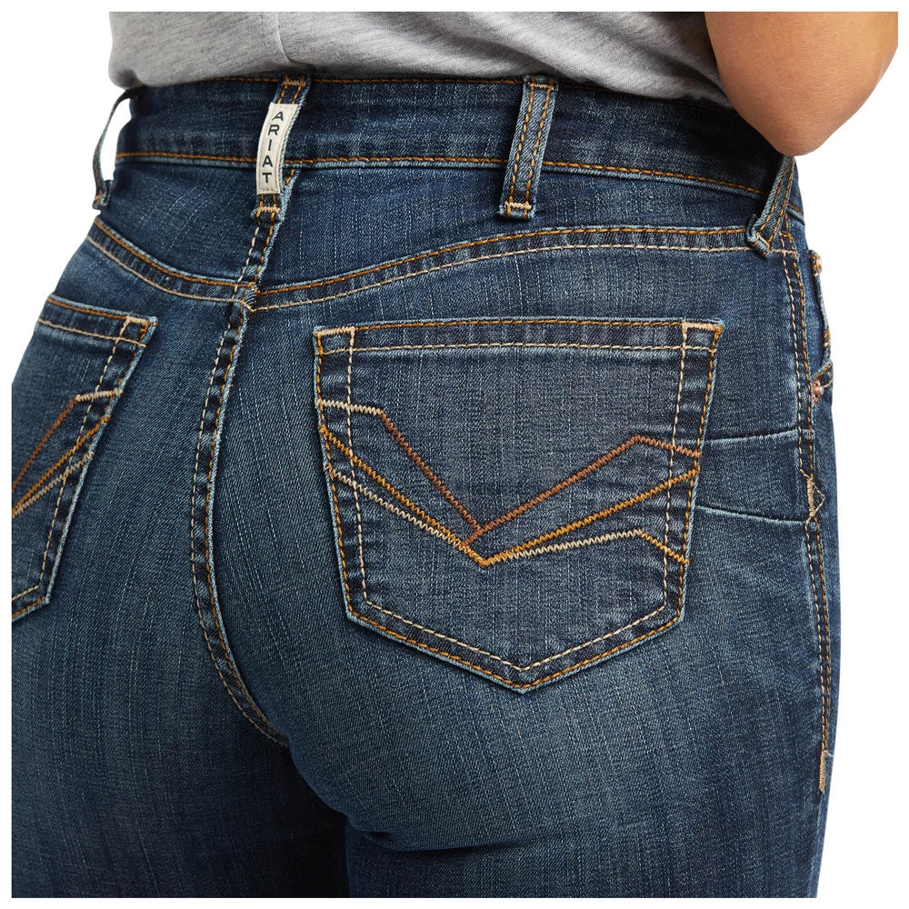 10040802 Ariat Women's REAL High Rise Fernanda Bootcut Jean - Arkansas 3 10040802 Ariat Women's REAL High Rise Fernanda Bootcut Jean - Arkansas - Image 3