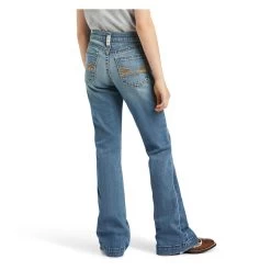 10040809 Ariat Girls REAL Allessandra Wide Leg Jean