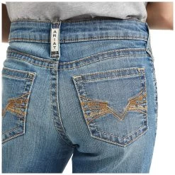 10040809 Ariat Girls REAL Allessandra Wide Leg Jean -Cowboy Shop 10040809 3