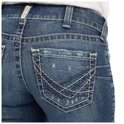 10041061 Ariat Women's REAL Mid Rise Raquel Bootcut Jean - Canadian -Cowboy Shop 10041061 2