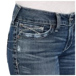 10041061 Ariat Women's REAL Mid Rise Raquel Bootcut Jean - Canadian -Cowboy Shop 10041061 3