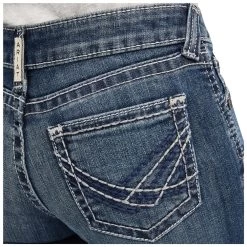 10041105 Ariat Girl's Raquel Boot Cut Jean- Chill Blue -Cowboy Shop 10041105 2