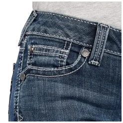 10041105 Ariat Girl's Raquel Boot Cut Jean- Chill Blue -Cowboy Shop 10041105 3