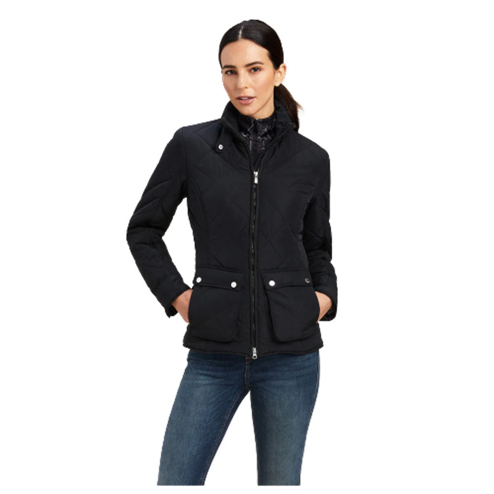 10041224 Ariat Women's Province Insulated Jacket - Black 1 10041224 Ariat Women's Province Insulated Jacket - Black