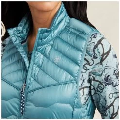 10041375 Ariat Women's Ideal Down Vest - Iridescent Artic -Cowboy Shop 10041375 2