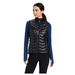 10041378 Ariat Women's Ideal Down Vest - Iridescent Black