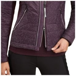 10041383 Ariat Women's Lumina Insulated Jacket - Mulberry -Cowboy Shop 10041383 3