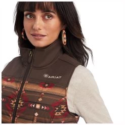 10041585 Ariat Women's REAL Crius Insulated Vest - Canyonlands Print 6 10041585 Ariat Women's REAL Crius Insulated Vest - Canyonlands Print -Cowboy Shop 10041585 2