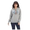 10041632 Ariat Women's REAL Beartooth Hoodie - Heather Grey