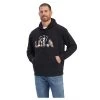10041720 Ariat Men's USA Proud Sweatshirt - Black