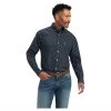 10041823 Ariat Men's Beckham Classic Long Sleeve Western Shirt - Dark Sapphire