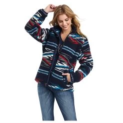 10042189 Ariat Women's Chimayo Fleece Jacket - Chimayo Jacquard Sherpa