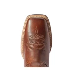 10042389 Ariat Women's Rockdale Square Toe Western Boot - Naturally Distressed Brown -Cowboy Shop 10042389 2