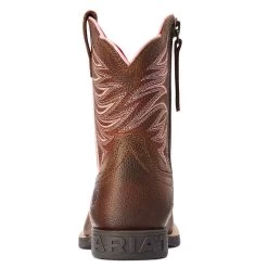 10042415 Ariat Childs Firecatcher Western Cowboy Boots - Rowdy Brown -Cowboy Shop 10042415 3