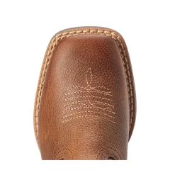 10042415 Ariat Childs Firecatcher Western Cowboy Boots - Rowdy Brown -Cowboy Shop 10042415 4