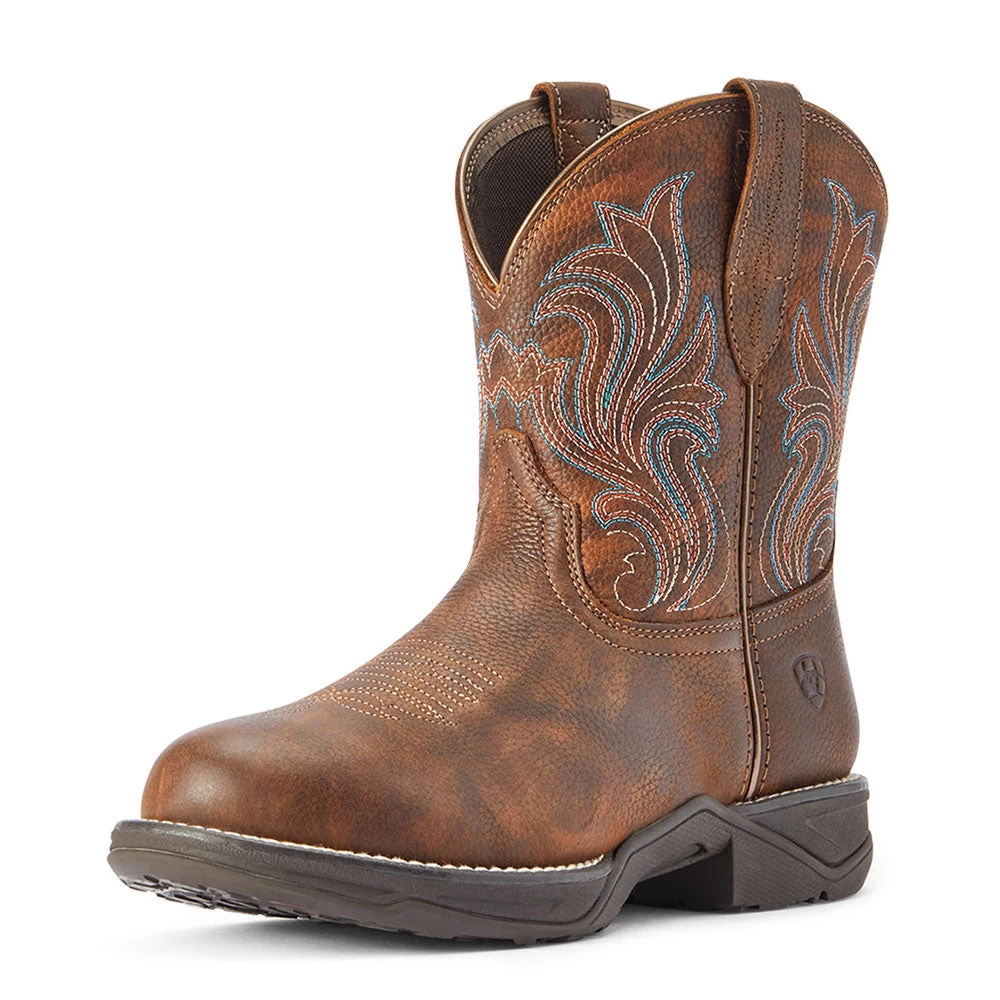 10042422 Ariat Women's Anthem Round Toe Shortie Western Boot - Copper Kettle 1 10042422 Ariat Women's Anthem Round Toe Shortie Western Boot - Copper Kettle