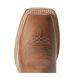 10042423 Ariat Women's Frontier Tilly Western Square Toe Boot - Rodeo Tan -Cowboy Shop 10042423 2