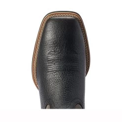 10042464 Ariat Men's Everlite Countdown Square Toe Western Boot - Black / Slate Grey -Cowboy Shop 10042464 2