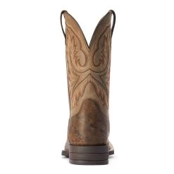 10042466 Ariat Men's Wilder Wide Square Toe Western Cowboy Boot - Antique Grey/Brown Bomber -Cowboy Shop 10042466 2