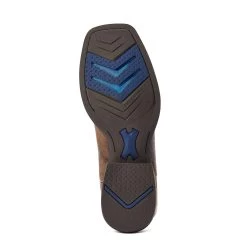 10042466 Ariat Men's Wilder Wide Square Toe Western Cowboy Boot - Antique Grey/Brown Bomber -Cowboy Shop 10042466 4