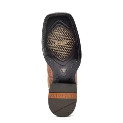 10042573 Ariat Women's Frontier Chimayo Wide Square Toe Boot - Kona Brown/Ancient Black Print -Cowboy Shop 10042573 3