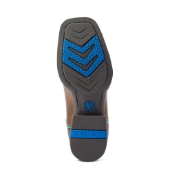 10044405 Ariat Youth Lonestar Western Boot - Rowdy Rust/Cow Print -Cowboy Shop 10044405 4