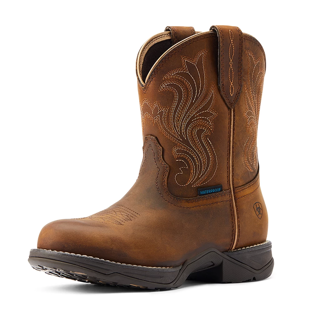 10044411 Ariat Women's Anthem Round Toe Shortie H2O Western Boot 1 10044411 Ariat Women's Anthem Round Toe Shortie H2O Western Boot