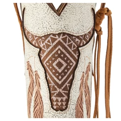 10044434 Ariat Women's Round Up Southwestern StretchFit Western Boot - Brown -Cowboy Shop 10044434 3