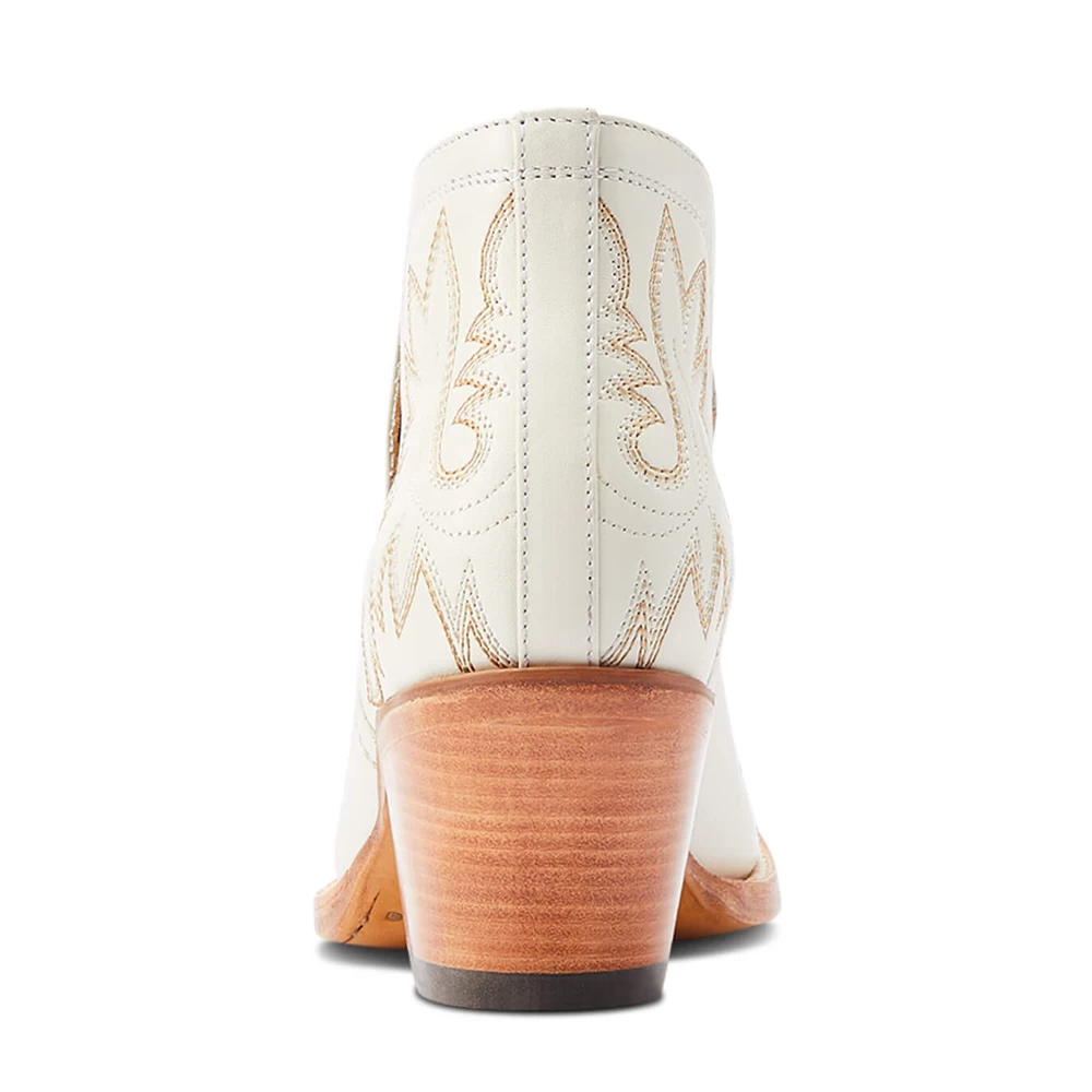 10044484 Ariat Women's Dixon Short Western Fashion Boot - Blanco 3 10044484 Ariat Women's Dixon Short Western Fashion Boot - Blanco - Image 3