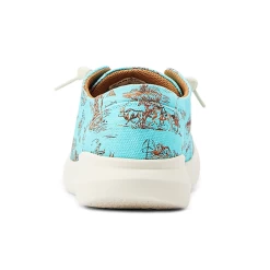 10044520 Ariat Women's Hilo Shoe Western Aloha Turquoise Print -Cowboy Shop 10044520 3
