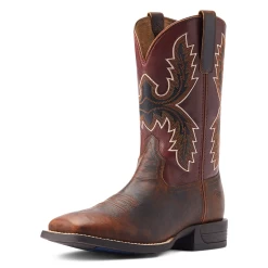 10044574 Ariat Men's Pay Window Western Boot - Bartop Brown/Cognac