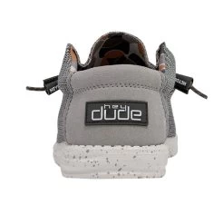 Hey Dude Men's Wally Sox Stretch Shoe- Asphalt -Cowboy Shop 110352167 2