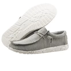 Hey Dude Men's Wally Sox- Ash