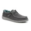 Hey Dude Men's Wally Sox Shoe - Charcoal