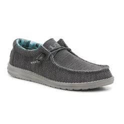 Hey Dude Men's Wally Sox Shoe - Charcoal