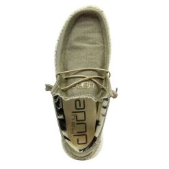 Hey Dude Men's Wally Stretch Comfort Shoe Beige -Cowboy Shop 110380500 3